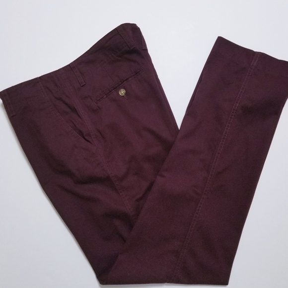 Merona Other - MERONA Mens Cranberry Khaki Pants